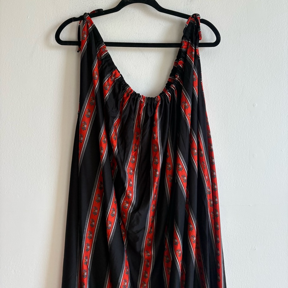 John Warden For Molyclaire Sz M Vintage 70s Printed India Maxi Dress - Picture 8 of 11